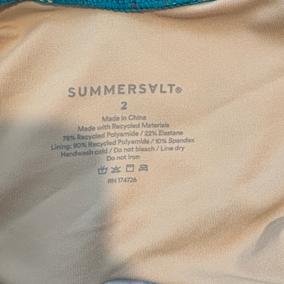 Summersalt & Diane Von Furstenburg Floral One Piece Swimsuit - Picture 3 of 4